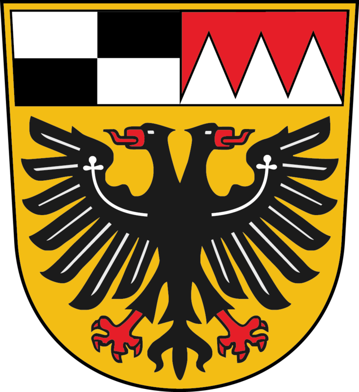 Wappen Landkreis Ansbach farbig